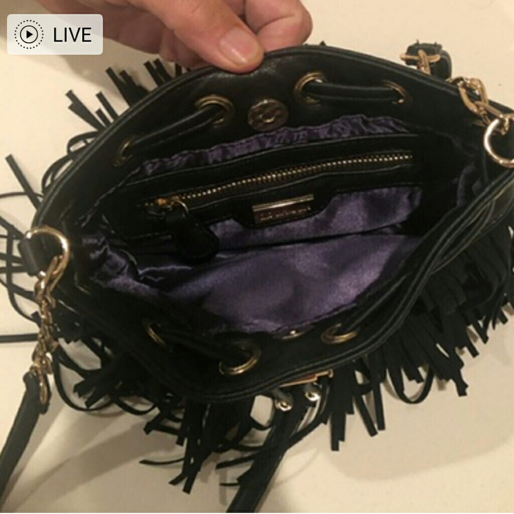 Deux Lux Fringe Crossbody Purse